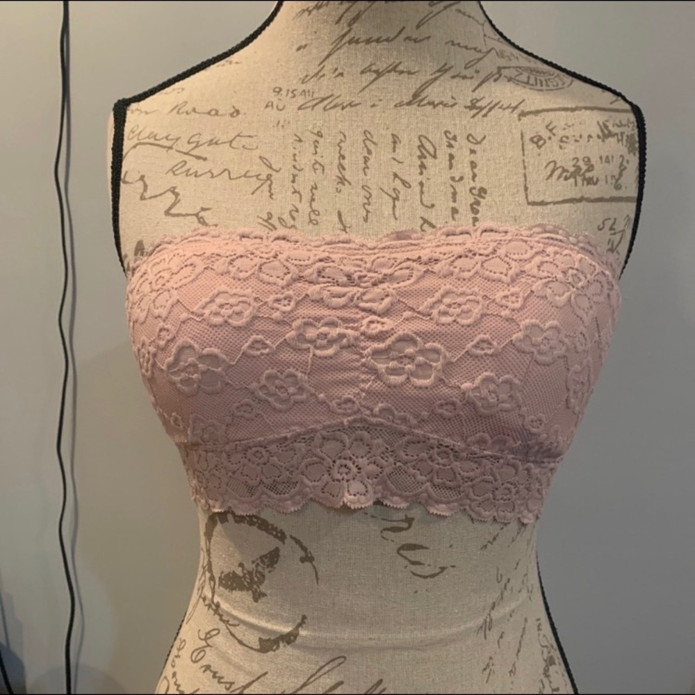 Two strapless bras